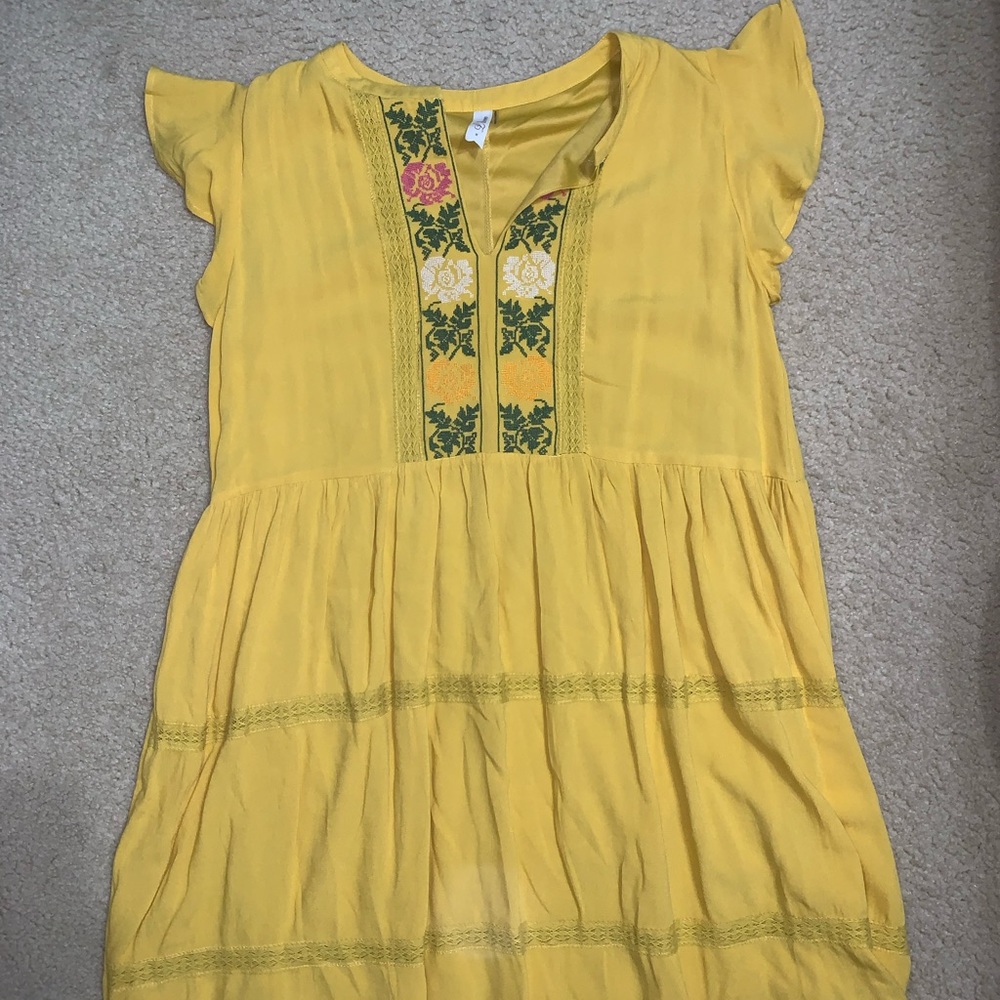 Yellow dress, WORN ONCE!